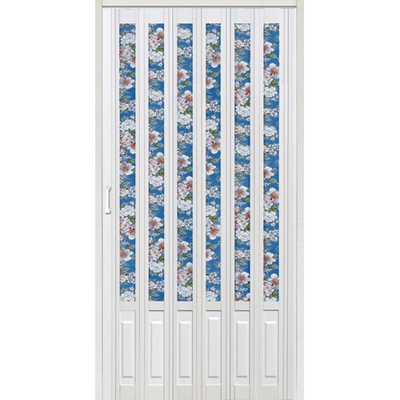 加厚型折叠门SY-003（白櫸玫瑰）