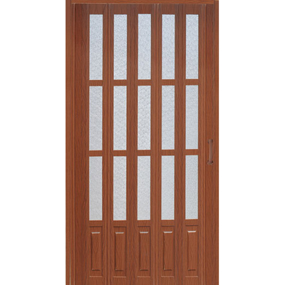 加厚型折叠门SY-011（柚木钻石）