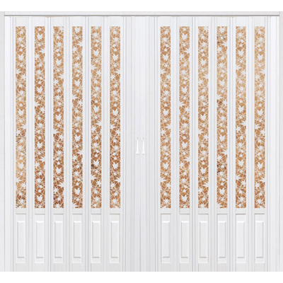 加厚型折叠门SY-003（白櫸枫叶）